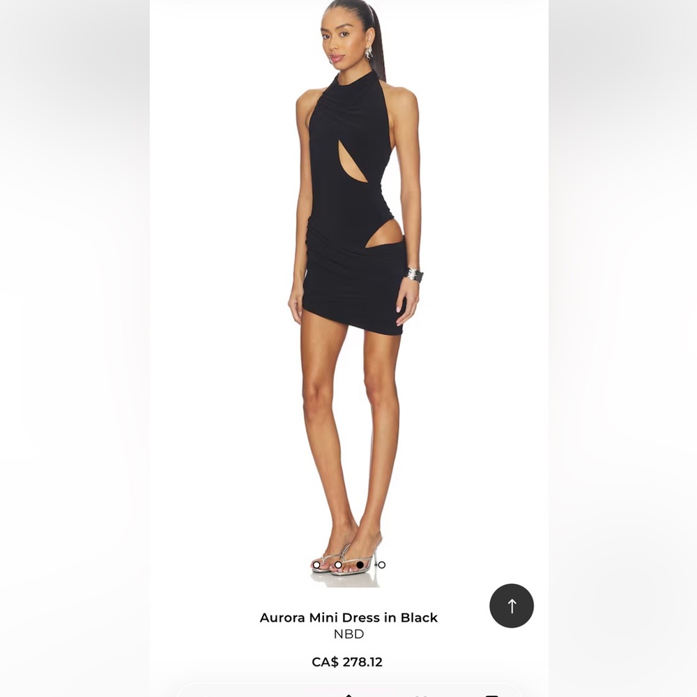NBD Aurora Mini Dress in Black